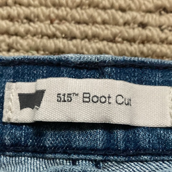LEVIS 515 Boot Cut faded jeans size 10M - Picture 2 of 13